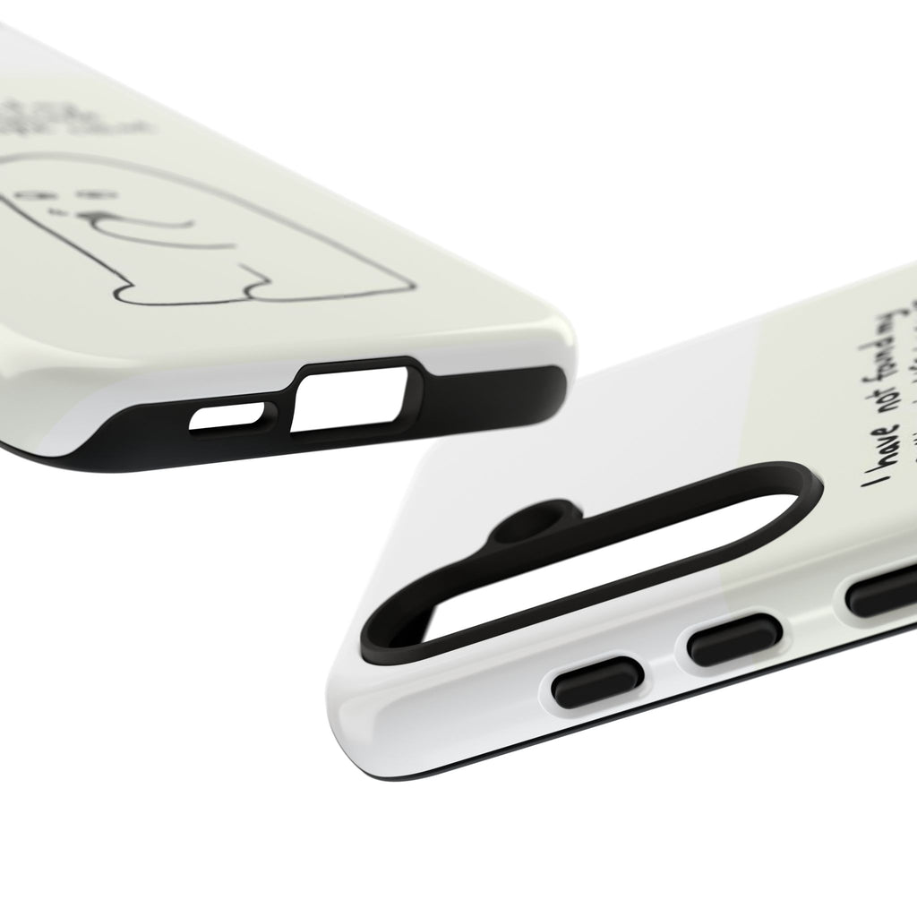 Funny Phone Case - "I Have Not Found My Calling in Life Because I Hate When People Call Me" Cartoon Ghost