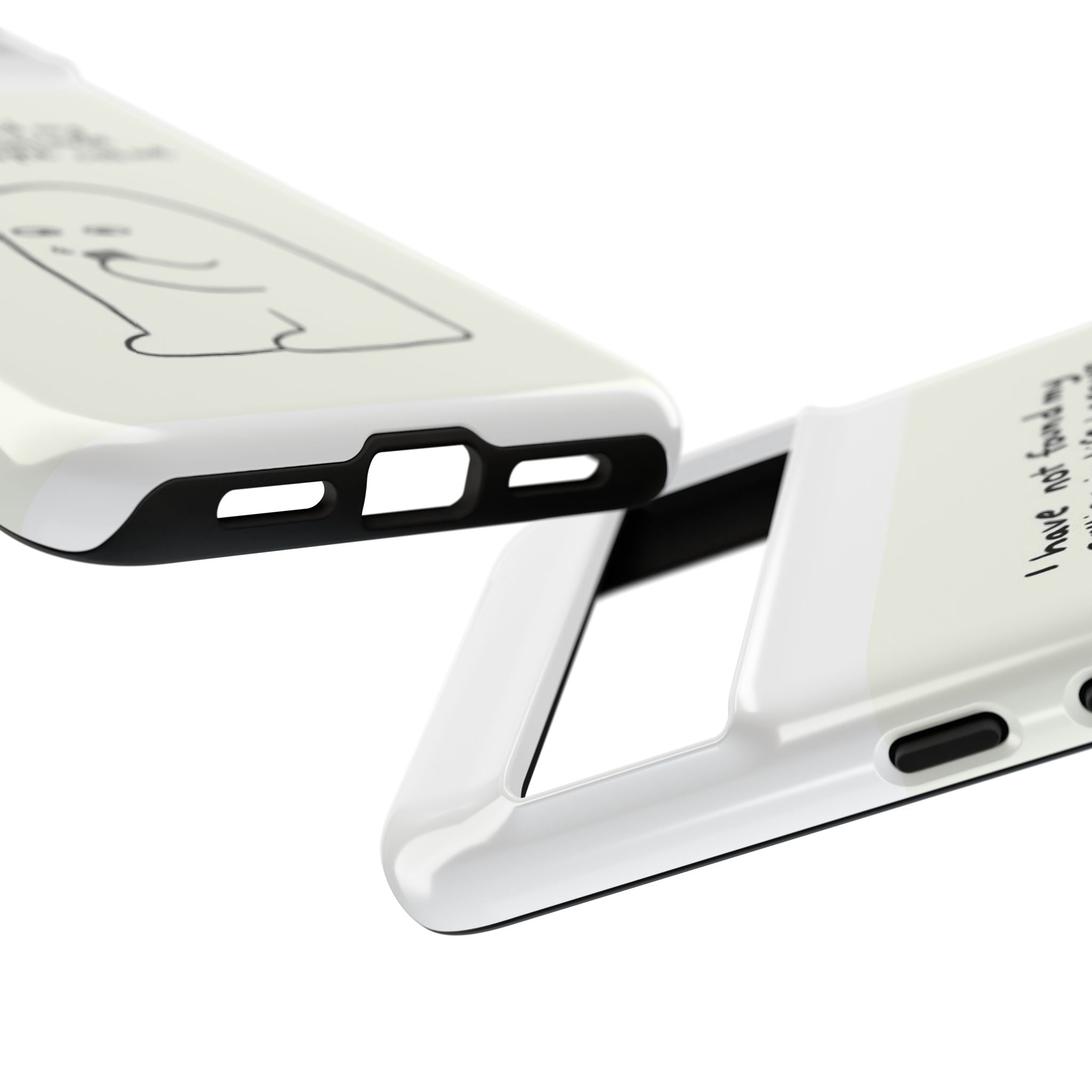 Funny Phone Case - "I Have Not Found My Calling in Life Because I Hate When People Call Me" Cartoon Ghost