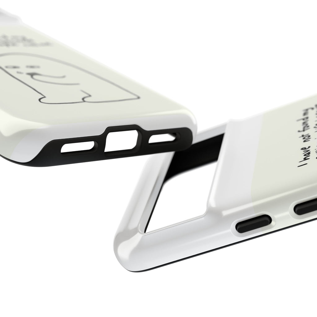 Funny Phone Case - "I Have Not Found My Calling in Life Because I Hate When People Call Me" Cartoon Ghost