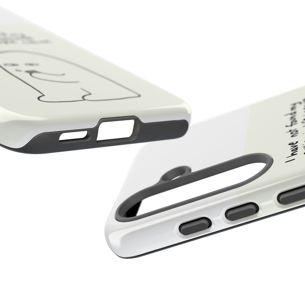 Funny Phone Case - "I Have Not Found My Calling in Life Because I Hate When People Call Me" Cartoon Ghost